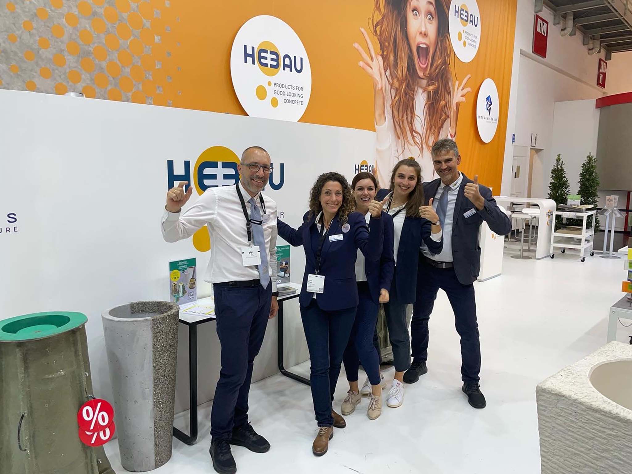 das HEBAU Team auf der bauma 2022