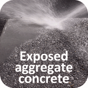 Hebau Picture Gallery - Exposed aggregate concrete