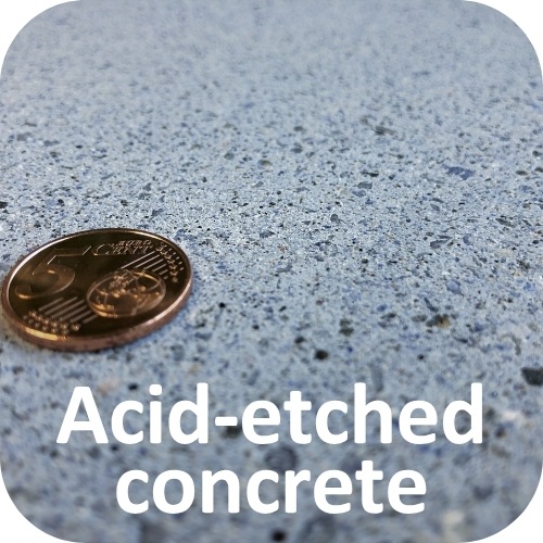 Hebau Picture Gallery - Acid etched concrete