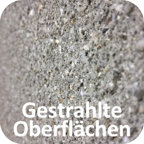 Bildergalerie HEBAU Gestrahlte Betonoberflächen