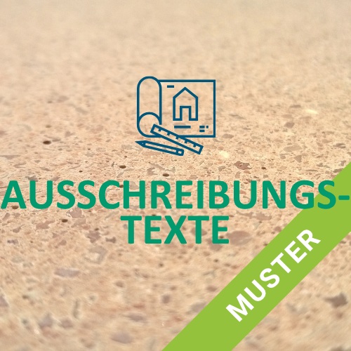 Ausschreibungsmuster Texte Hebau