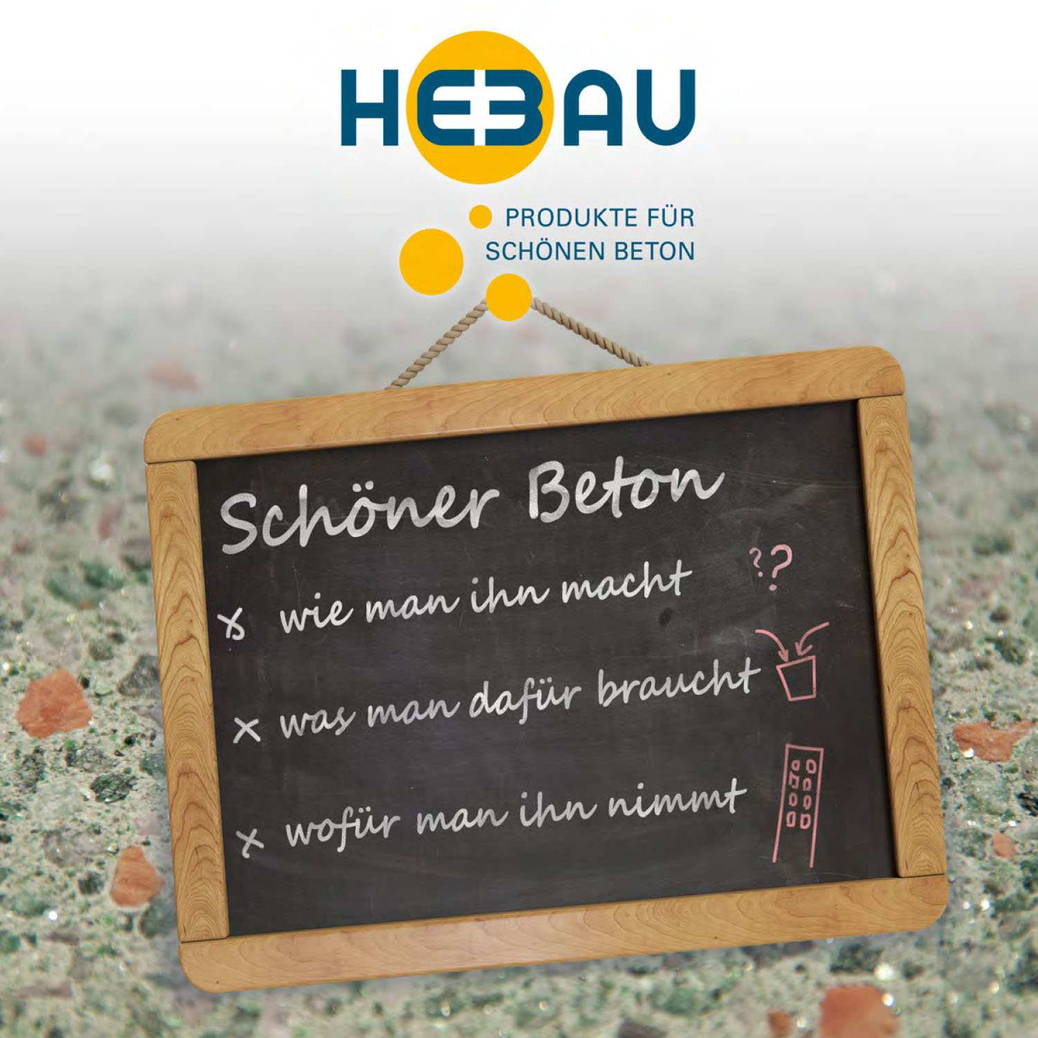 Hebau Magazin - Produkte für schönen Beton