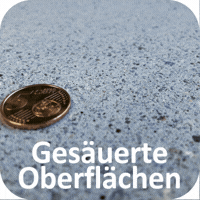 Bildergalerie HEBAU Gesaeuerte Betonoberflächen