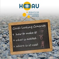 HEBAU Magazine - Products for good-looking concrete