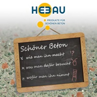 HEBAU Magazin: Produkte für schönen Beton