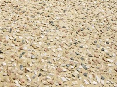 street in Tuscany - exposed aggregate concrete surface with CSE® Deactivator in detail